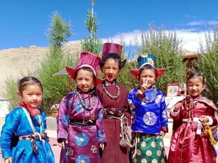 Kids at Monastery